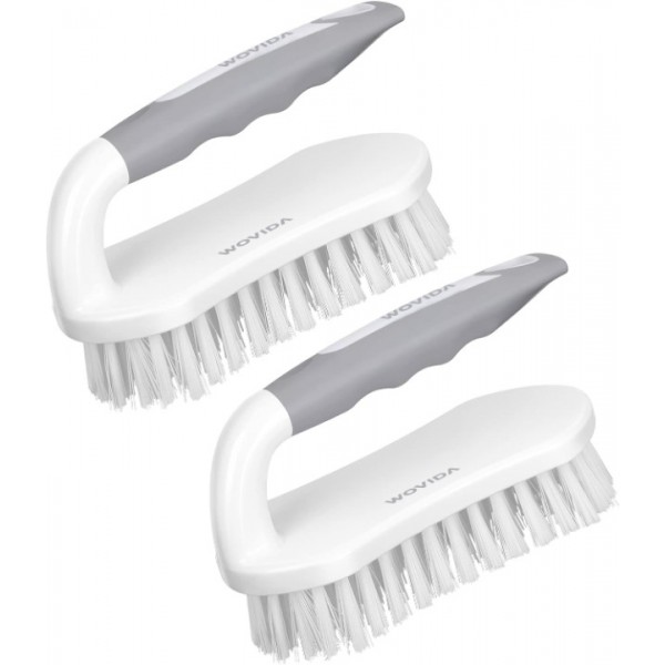 Wovida Scrub Brush, Heavy-Duty Scrub Brushes for C...